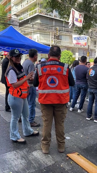 Manifestación en Insurgentes por agua contaminada en Benito Júarez