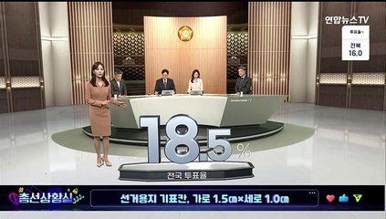 22대 총선 투표율 낮 12시 현재 18.5%…지난 총선보다 0.7%p↓