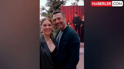 Kızılcık Şerbeti ekibi Cannes'da! Feyza Civelek'in kombini alay konusu oldu