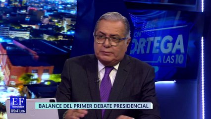 El problema del debate presidencial fueron los candidatos: Marco Fernández