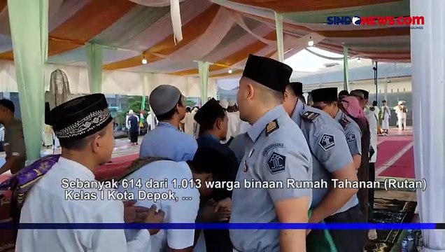 Empat Warga Binaan Rutan Kelas I Depok Dinyatakan Bebas Usai Dapat Remisi Idul Fitri