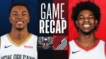 Game Recap: Pelicans 110, Trail Blazers 100