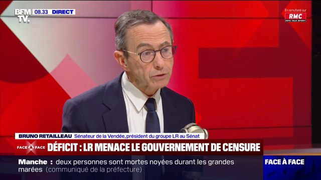 On nous a menti, on nous a trompé : Bruno Retailleau (LR) affirme que le budget du gouvernement pour 2024 était insincère