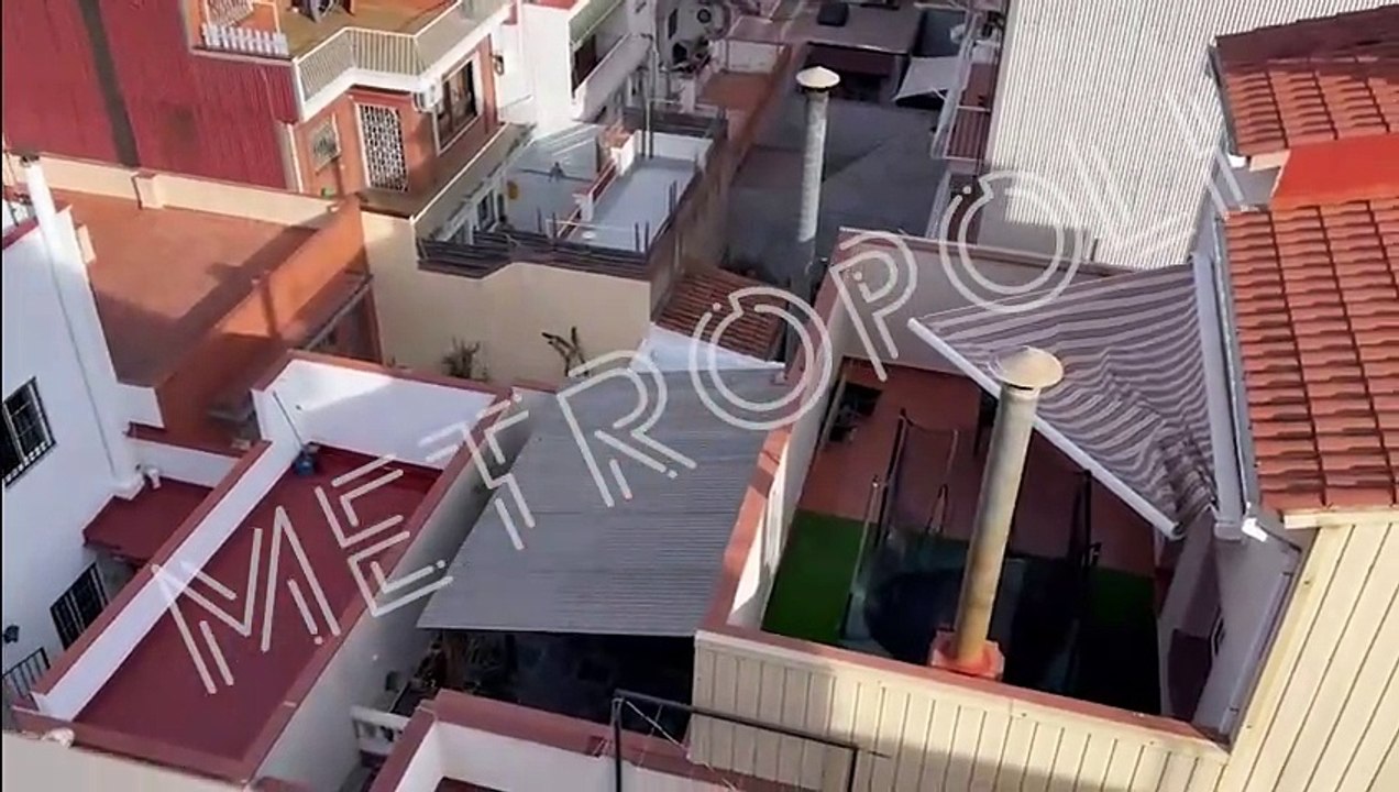 La casa donde ha ocurrido el incidente en el Prat de Llobregat