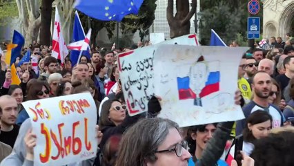 Georgien: Demo gegen Gesetz zu "ausländischen Agenten"