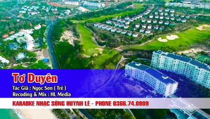 Karaoke TƠ DUYÊN - SONG CA Nhạc Sống Cha Cha | Beat Karaok Việt Nam