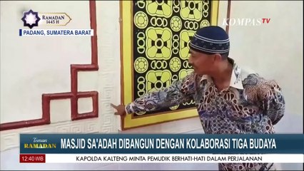 Keindahan Masjid Saadah, Dibangun dengan Kolaborasi Tiga Budaya