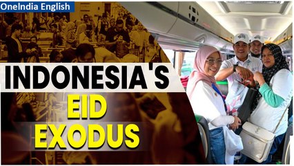 Eid Holiday Tradition Spurs Indonesia's Economy as Tens of Millions Travel Home | Oneindia News