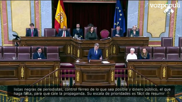 Feijoo lanza un dardo a Sánchez por Broncano, los pinganillos y la Ley ELA