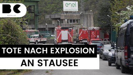 Heftige Explosion an Stausee in Italien