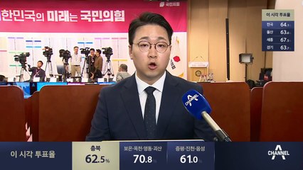 이 시각 국민의힘 개표상황실…막판 결집 호소