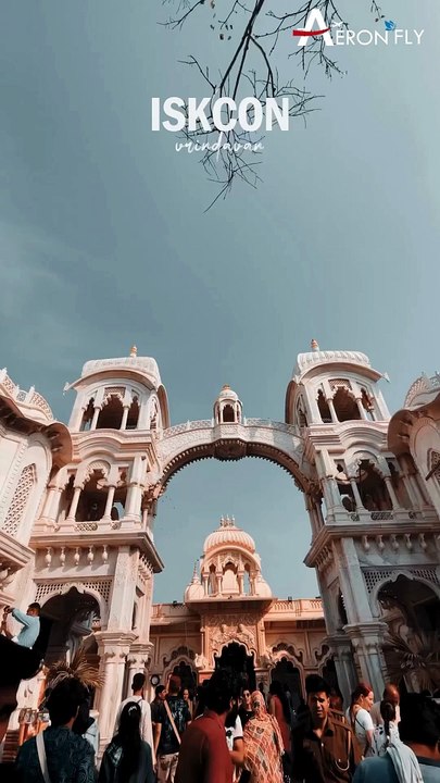 Soulful moments captured within the sacred walls of Iskon Mandir | AeronFly | Make Your Safar Suhana With AeronFly