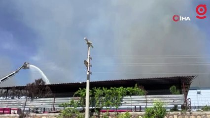 Şanlıurfa’da tekstil fabrikasında yangın