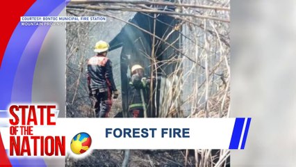 IN CASE YOU MISSED IT: FOREST FIRE SA VINTAR, ILOCOS NORTE | SONA