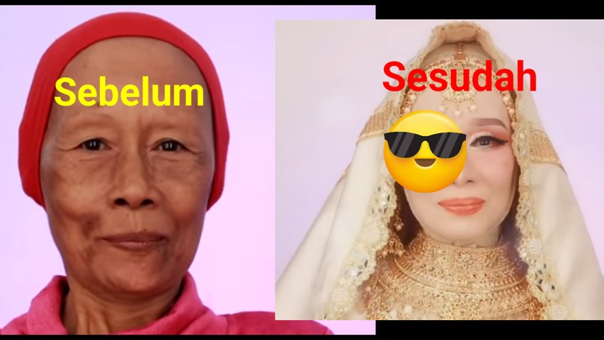 Video Viral!! Makeover Seorang Nenek Jadi Gadis, Bikin Jatuh Hati