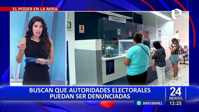 Congreso: aprueban dictamen para que autoridades electorales puedan ser acusadas constitucionalmente