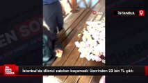 İstanbul'da dilenci zabıtan kaçamadı: Üzerinden 23 bin TL çıktı
