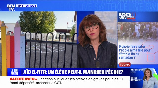 Aïd el-Fitr: un élève a-t-il le droit de s'absenter de l'école ce mercredi? BFMTV répond à vos questions