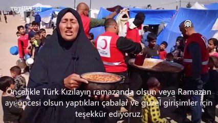 Gazze halkından Türkiye'ye teşekkür