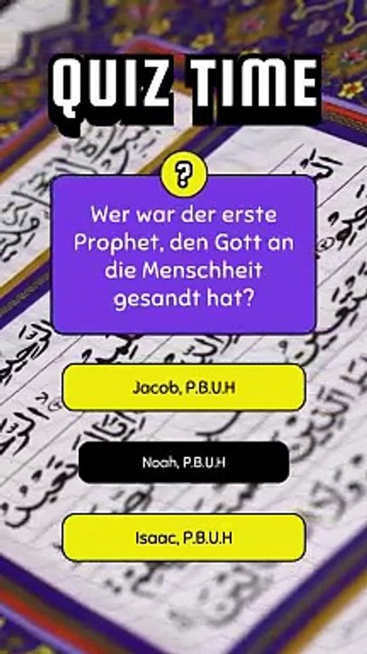 Quiz über die Religion des Islam
