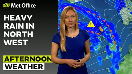 Met Office Afternoon Weather Forecast 10/04/24 - Heavy and persistent rain and cloud
