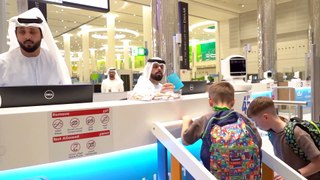Special immigration counters for children at DXB