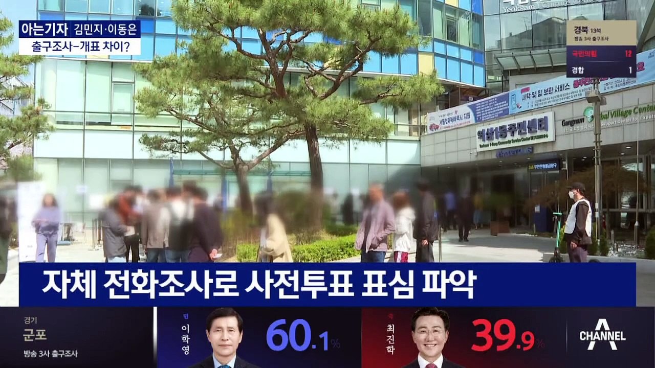 [아는기자]출구조사와 개표 다른 점은?