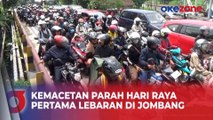 Hari Pertama Lebaran, Ribuan Pemudik Terjebak Antrean Panjang hingga Tiga Kilometer di Jombang
