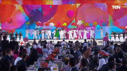 الرئيس السيسي يشارك في احتفالية "عيد الفطر" بمشاركة أبناء الشهداء