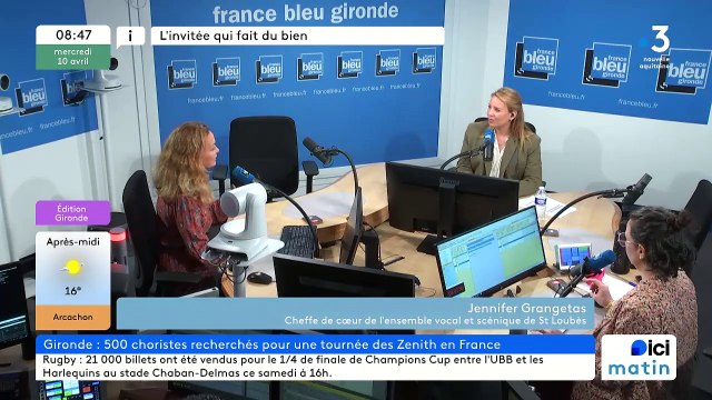 Jennifer Grangetas cheffe de choeur de l'ensemble vocal et scénique de Saint Loubès