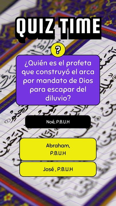 Quiz sobre la religión del Islam