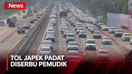 Tol Japek Padat Diserbu Pemudik saat Hari Pertama Lebaran, Begini Kondisinya