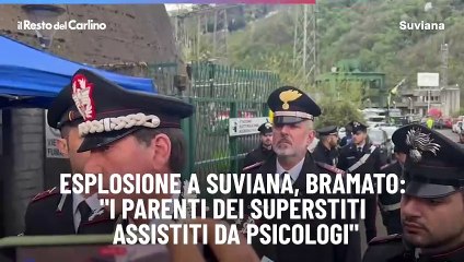 Esplosione a Suviana, Bramato: "I parenti dei superstiti assistiti da psicologi"