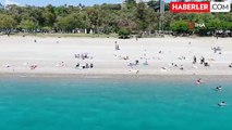 Antalya'da Ramazan Bayramı'nda Konyaaltı Sahili'ne Yoğun İlgi