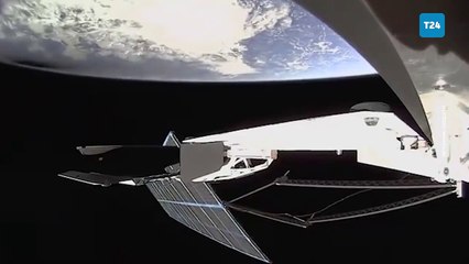 Tam güneş tutulmasının yörüngeden görüntüsü alındı