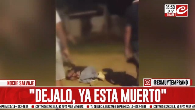 Molieron a golpes a un adolescente y lo dejaron inconciente