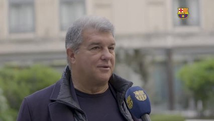 Barça - Laporta : "Ce sera un grand match"