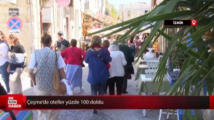 Çeşme’de oteller yüzde 100 doldu
