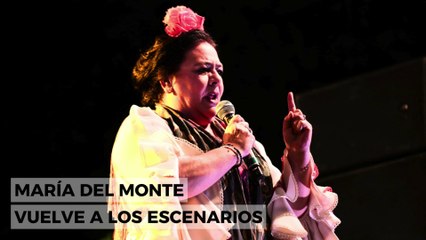 María del Monte vuelve a los escenarios tras la detención de su sobrino Antonio Tejado