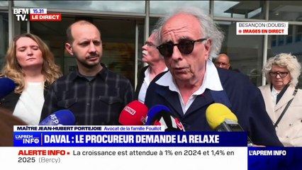 Jean-Hubert Portejoie, avocat de la famille Fouillot: "La position du procureur de la République nous a étonnés"
