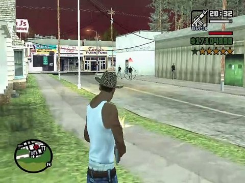 GTA San Andreas cj vs police chase part 1|gta san andreas cops takedown| player