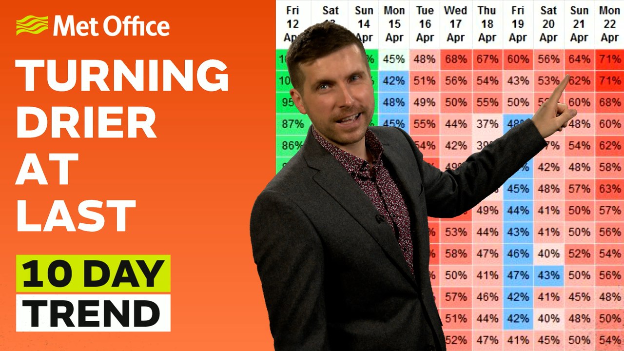 10 Day Trend 10/04/2024 – High pressure is on the horizon - Met Office ...