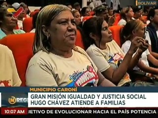 En Bolívar la Misión Igualdad y Justicia Social busca atender y proteger socialmente a las familias