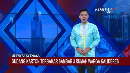 Download Video: Lapak Pengolahan Karton dan 3 Rumah Warga di Jakbar Hangus Terbakar saat Ditinggal Mudik