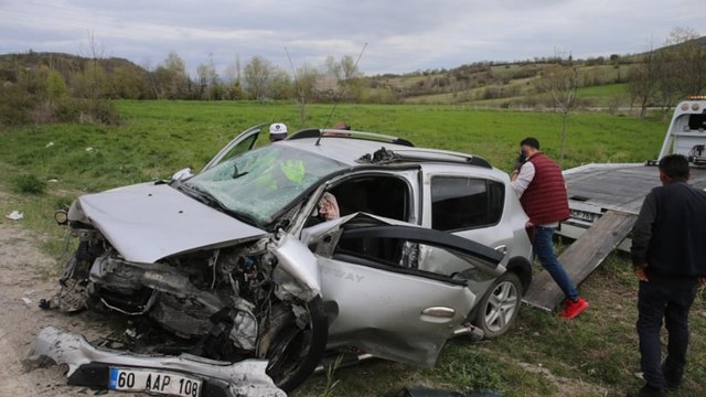 Tokat'ta korkunç kaza: 1 kişi öldü, 8 kişi yaralandı