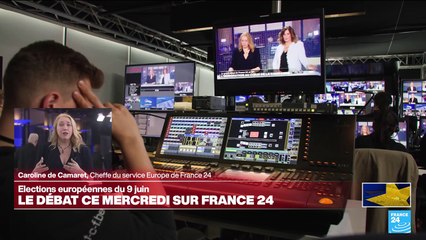 Elections européennes : huit têtes de liste débattent ce mercredi sur France 24