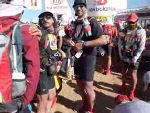 Départ étape longue Marathon des sables 2008