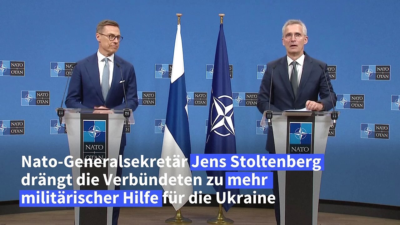 Nato-Chef: „Die Ukraine kann einfach nicht warten“