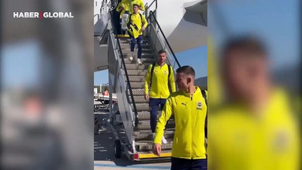 Fenerbahçe kafilesi Olympiakos maçı için Atina'da