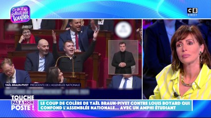 Le coup de colère de Yaël Braun-Pivet contre Louis Boyard à l'Assemblée nationale